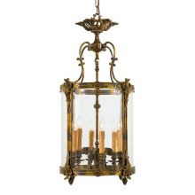 6 Light Lantern Pendant from the Foyer Collection