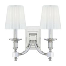 2 Light Candle-Style Double Wall Sconce from the Continental Classics Collection