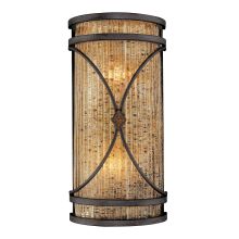2 Light ADA Compliant Lantern Wall Sconce from the Monte Titano Collection