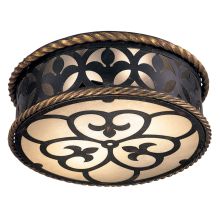 2 Light Flush Mount Ceiling Fixture from the Montparnasse Collection