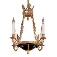 4 Light 1 Tier Candle Style Chandelier from the Vintage Collection