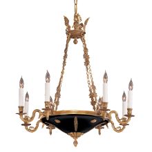 8 Light 1 Tier Candle Style Chandelier from the Vintage Collection