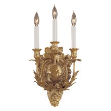 3 Light 7.5" Width Candle-Style Wall Sconce from the Metropolitan Collection