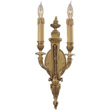2 Light 8.75" Width Candle-Style Double Wall Sconce