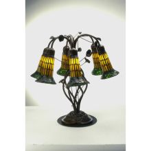 Lily Tiffany Six Light Table Lamp