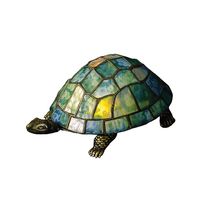 Turtle Stained Glass / Tiffany Specialty Lamp from the Animal Sculptures Collection
