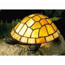 Vintage Stained Glass / Tiffany Specialty Lamp from the Turtle Collection