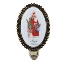 Single Light Up Lighting Oval Christmas Night Light from the For the Love of Santa Collection