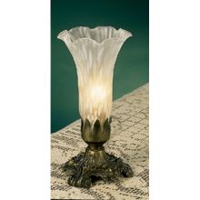 Stained Glass / Tiffany Accent Specialty Table Lamp from the Lilies Collection