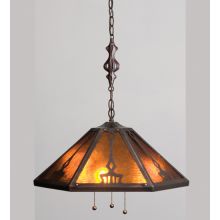 Craftsman / Mission Down Lighting Pendant from the Grenway Collection
