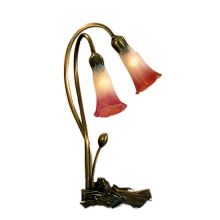 Vintage Lily Stained Glass / Tiffany Desk Lamp from the Lilies Collection