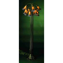 Stained Glass / Tiffany Floor Lamp from the Lilies Collection