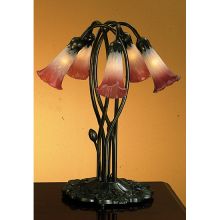 Vintage Lily Stained Glass / Tiffany Table Lamp from the Lilies Collection