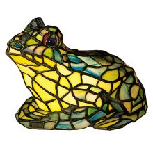 Vintage Stained Glass / Tiffany Specialty Lamp from the Frog Collection