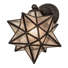 Moravian Star 14" Tall Wall Sconce with Shade