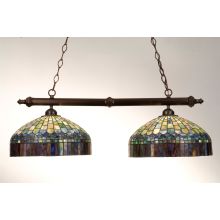 Stained Glass / Tiffany Island / Billiard Fixture from the Candice Collection