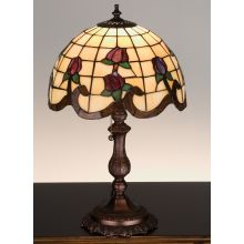 Stained Glass / Tiffany Accent Table Lamp from the Roseborders Collection