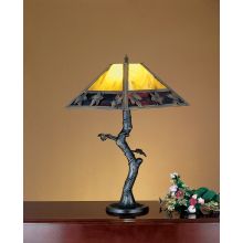 Carved Branch Table Lamp from the Maple Leaf Collection
