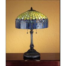 Vintage Stained Glass / Tiffany Table Lamp from the Tiffany Candice Collection