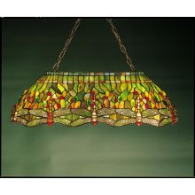 Stained Glass / Tiffany Island / Billiard Fixture from the Billiards Collection