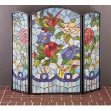 Stained Glass / Tiffany Fireplace Screen from the Country Living Collection