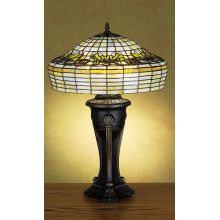 Vintage Stained Glass / Tiffany Table Lamp from the Handel Grapevine Collection