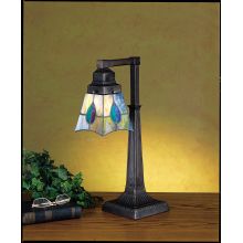 Stained Glass / Tiffany Accent Desk Lamp from the Mackintosh Bungalow Collection