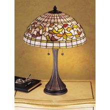 Vintage Stained Glass / Tiffany Table Lamp from the Turning Leaf Collection