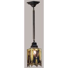 Stained Glass / Tiffany Foyer Pendant from the Cottage Mission Collection
