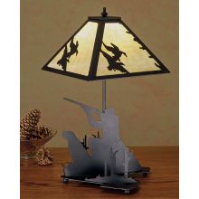 Hunting Lodge Table Lamp from the Ducks in Flight Collection