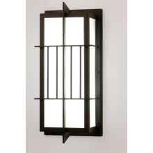 10" Wide 2 Light Wall Sconce with Acrylic Shade