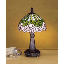 Stained Glass / Tiffany Accent Table Lamp from the Cabbage Rose Collection