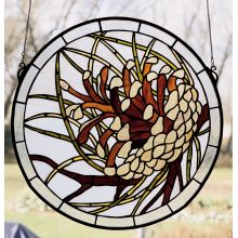 Stained Glass Tiffany Window from the Woodland Flowers Collection