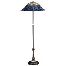 Stained Glass / Tiffany Floor Lamp from the Peacock Feather Collection