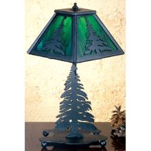 Lodge Accent Table Lamp from the Pine Tree Collection