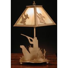 Hunting Lodge Accent Table Lamp from the Ducks in Flight Collection