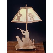 Hunting Lodge Style Accent Table Lamp from the Ducks in Flight Collection