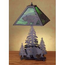 Lodge Style Table Lamp from the Bear in the Woods Collection