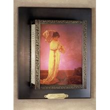 Maxfield Parrish Museum 9" Wide ADA Compliant Single Light Wall Washer with Stained Glass Shade