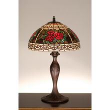Stained Glass / Tiffany Table Lamp from the Roses & Scrolls Collection