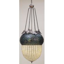 3 Light 22" Wide Pendant with Handmade Shade