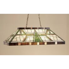 Stained Glass / Tiffany Island / Billiard Fixture from the Billiards Collection