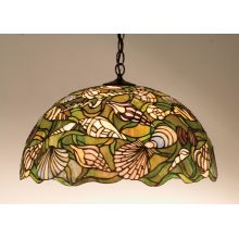 3 Light 20" Wide Pendant with Handmade Shade