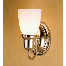 4" Wide Single Light Wall Sconce with Opal Glass Shade