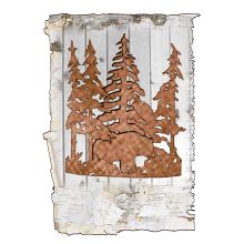 Bear in the Woods 11" Wide Single Light Wall Washer