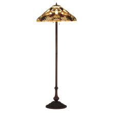 Tiffany Three Light Floor Lamp