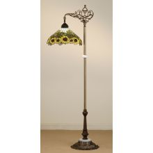 Stained Glass / Tiffany Floor Lamp from the Wild Sunflowers Collection