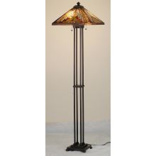 Stained Glass / Tiffany Floor Lamp from the Mission Collection