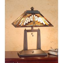 Stained Glass / Tiffany Table Lamp from the Mission Collection