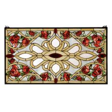 Stained Glass Tiffany Window from the Red Roses Collection